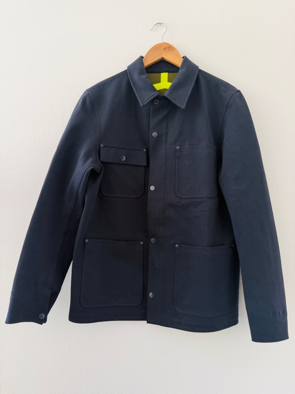 Men’s Overall Master Cloth OAMC Navy Blue Jacket Coat